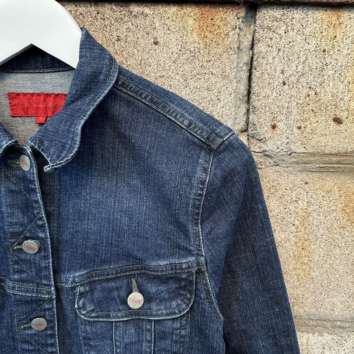 FCUK Vintage Women’s Fcuk Denim Jacket Size S Y2K 00s USA Size S / US 4 / IT 40 - 5 Thumbnail