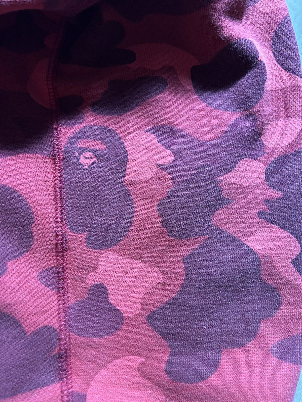 Bape BAPE PONR RED CAMO SHARK ZIP HOODIE MENS (M) Size US M / EU 48-50 / 2 - 7 Thumbnail
