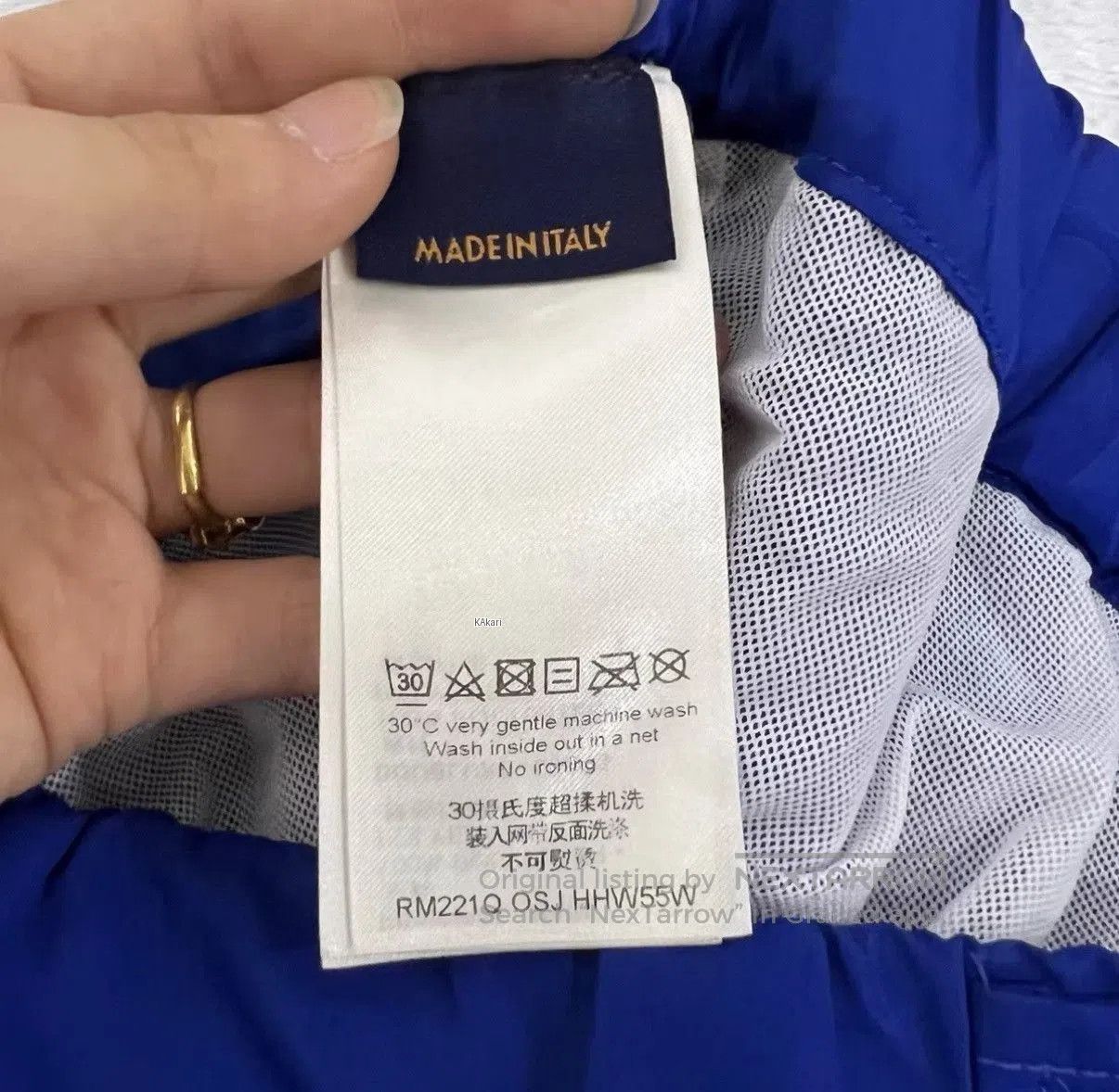 Louis Vuitton Blue Drawstring Casual Shorts. Size US 36 / EU 52 - 4 Thumbnail