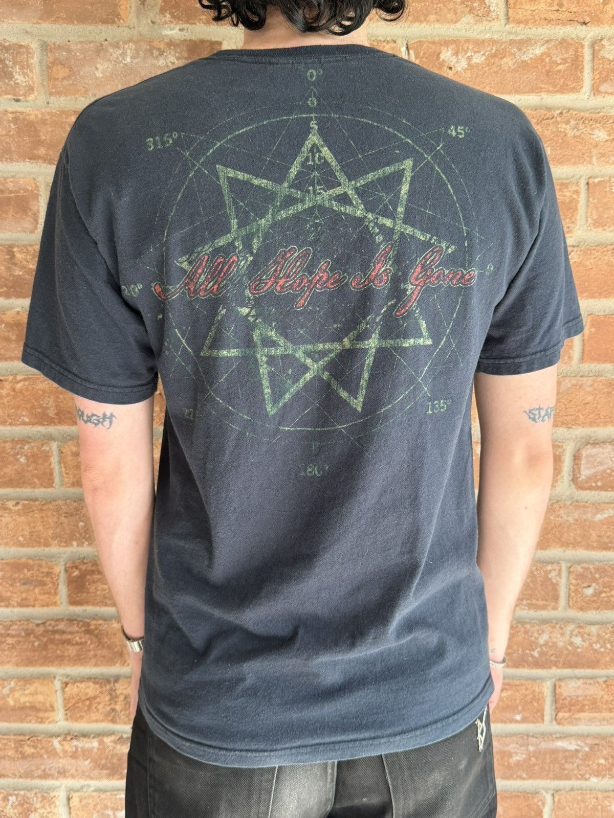 Slipknot Vintage 2008 Slipknot All Hope Is Gone Tee Medium Size US M / EU 48-50 / 2 - 2 Thumbnail