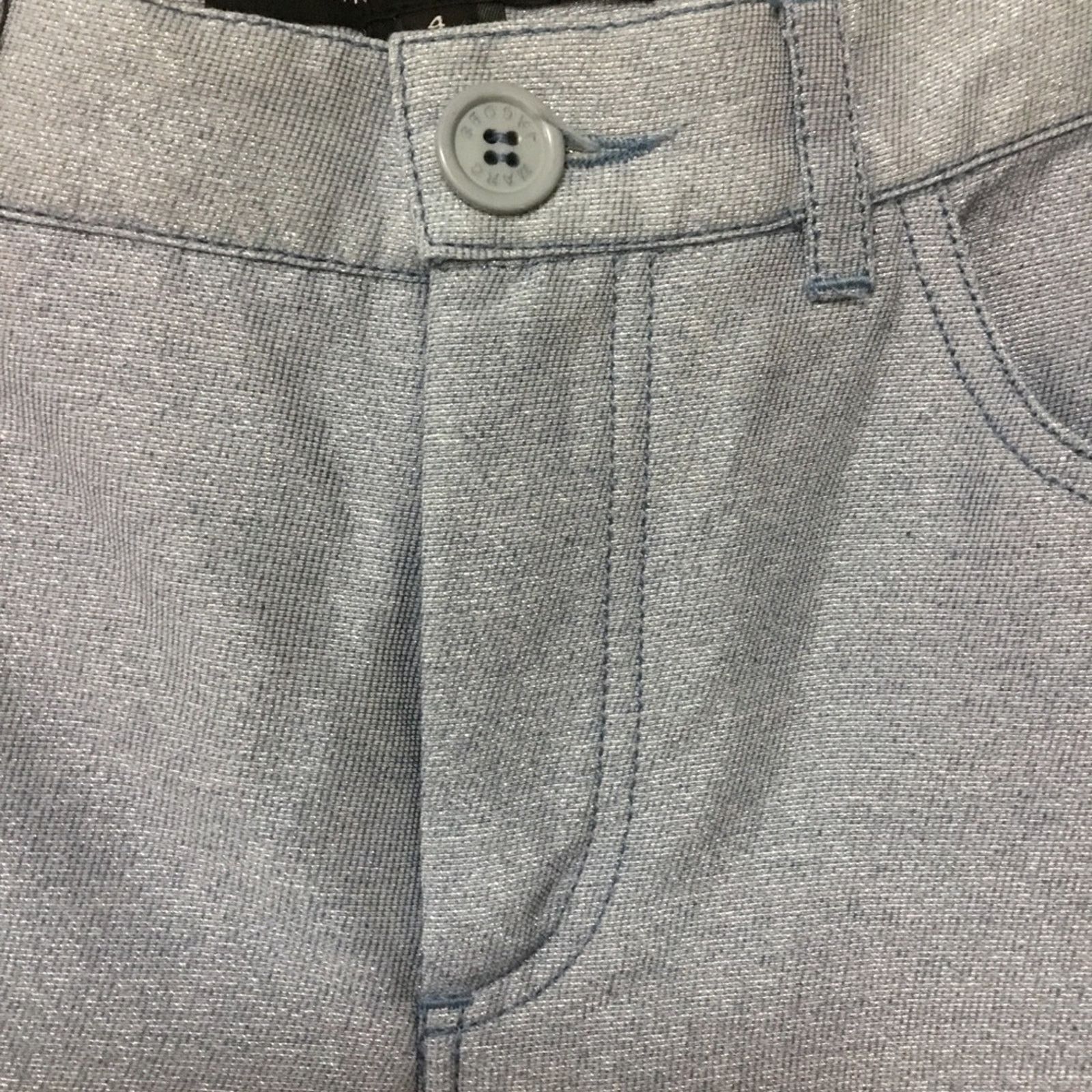 Marc Jacobs Marc Jacobs Blue Sequined Slim-Fit Jeans Size 27" / US 4 / IT 40 - 6 Thumbnail