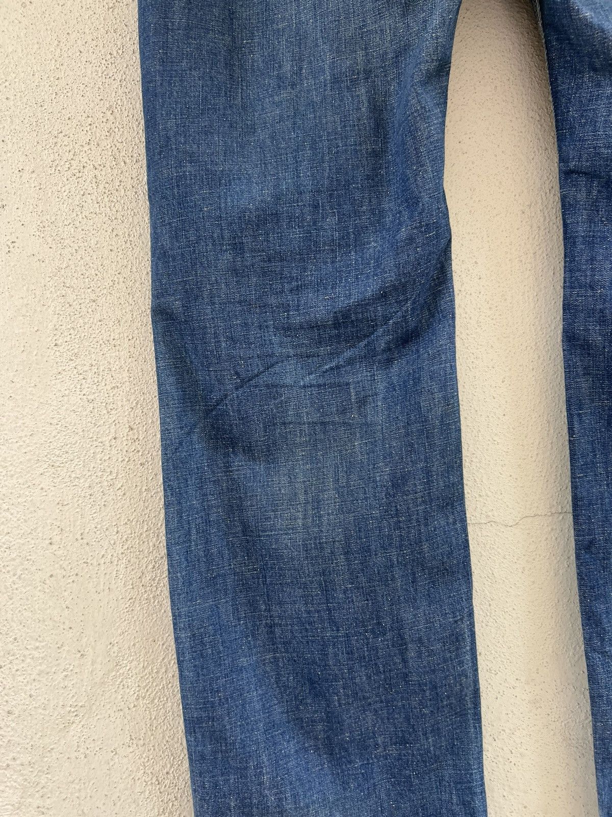 Vintage SACRIFICE Japan Union Made Dirty Muddy Denim Sailor Jeans Size US 34 / EU 50 - 17 Thumbnail