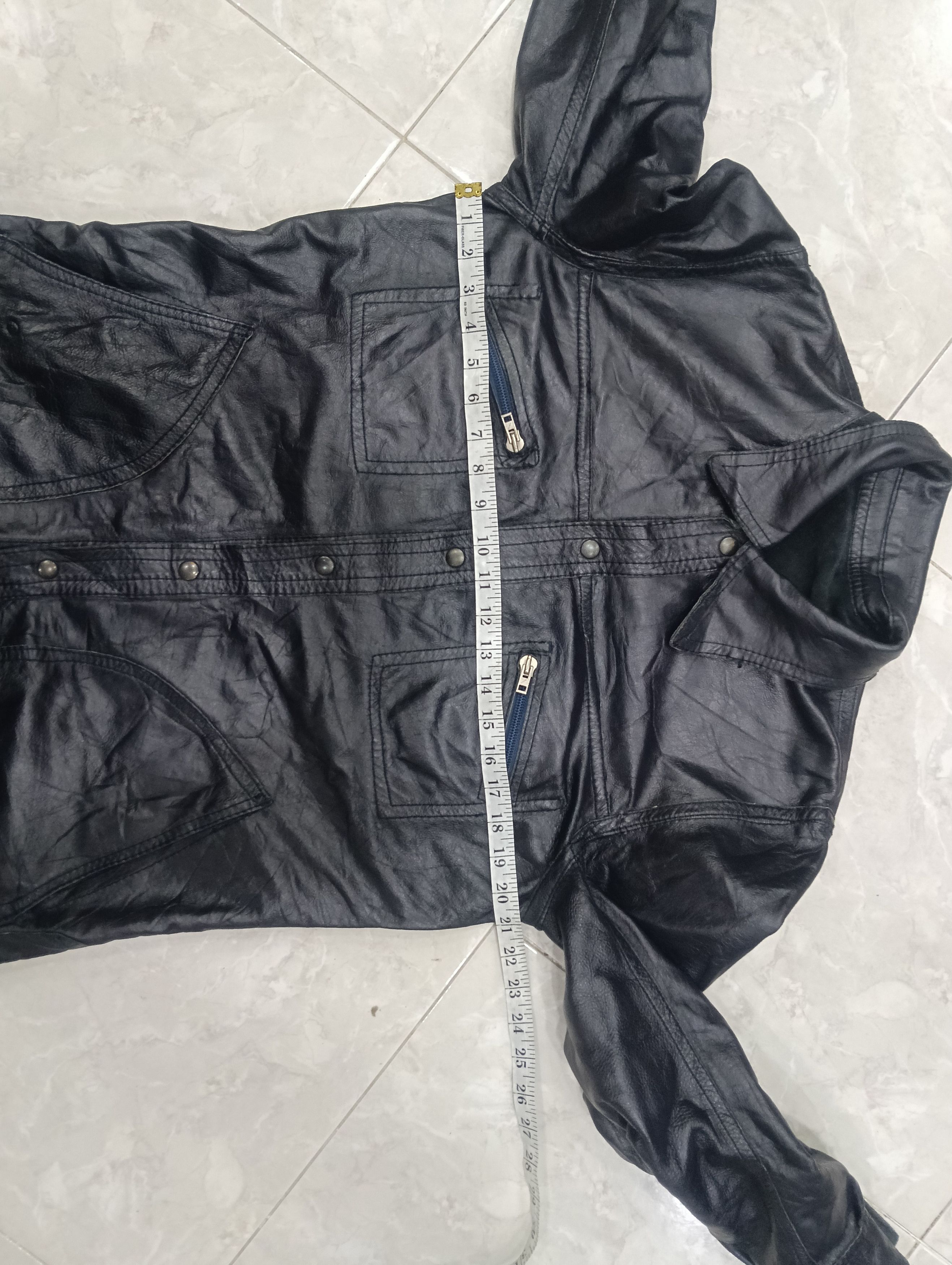 Yohji Yamamoto Vintage Unbrand Leather Jacket Riversible Size US L / EU 52-54 / 3 - 12 Thumbnail