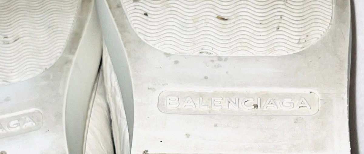 Balenciaga Balenciaga Arena White 10 Leather High Tops Lace Up Size US 10 / EU 43 - 13 Thumbnail