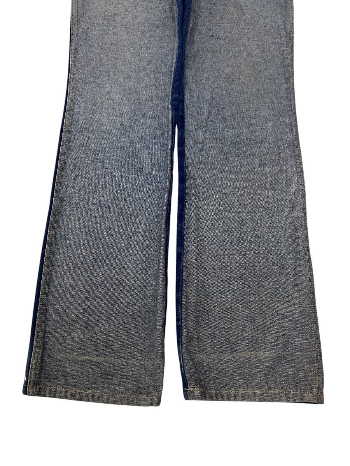 Japanese Brand × Vintage Vintage Chardon Paris Two-Tone High Waisted Flare Jeans Size US 38 / EU 54 - 5 Thumbnail