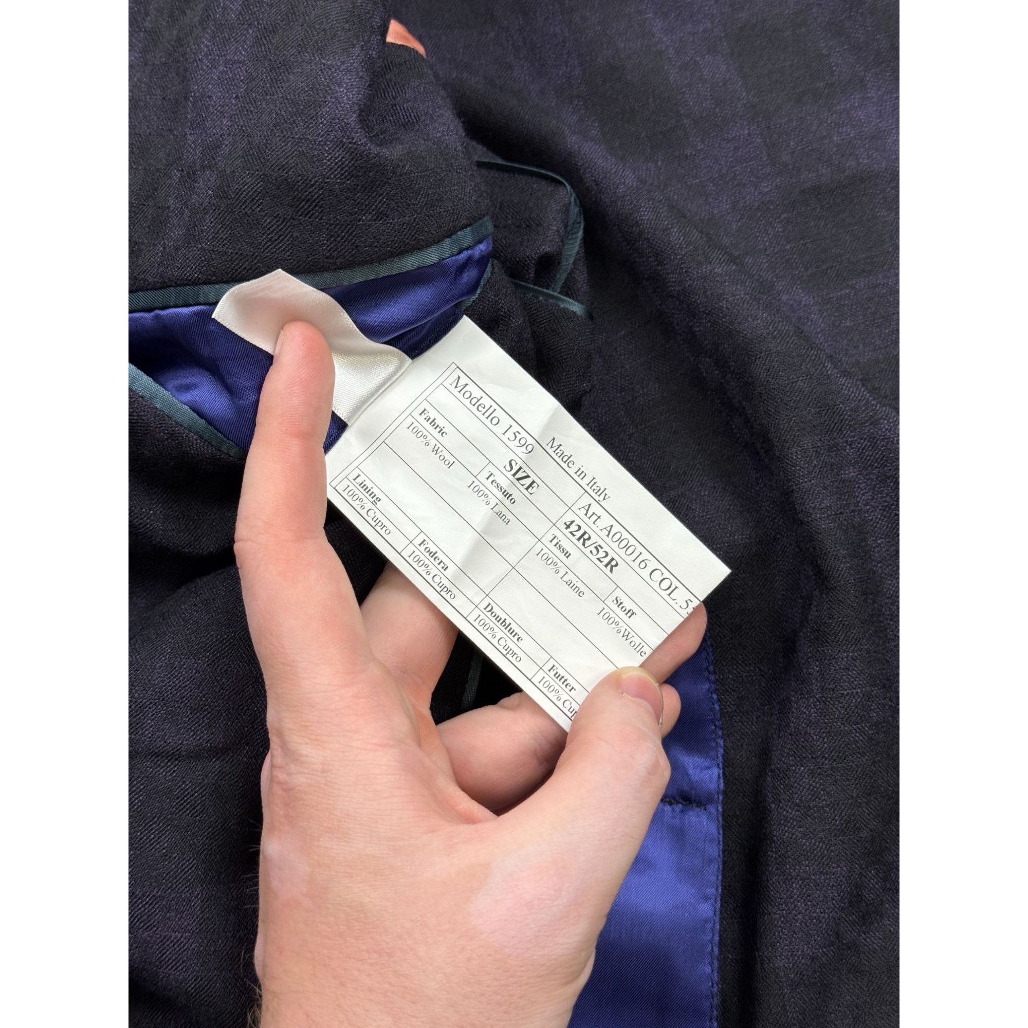 Paul Smith Paul & Smith Checkered Two Button Wool Blazer (Y1261) Size 42R - 11 Thumbnail
