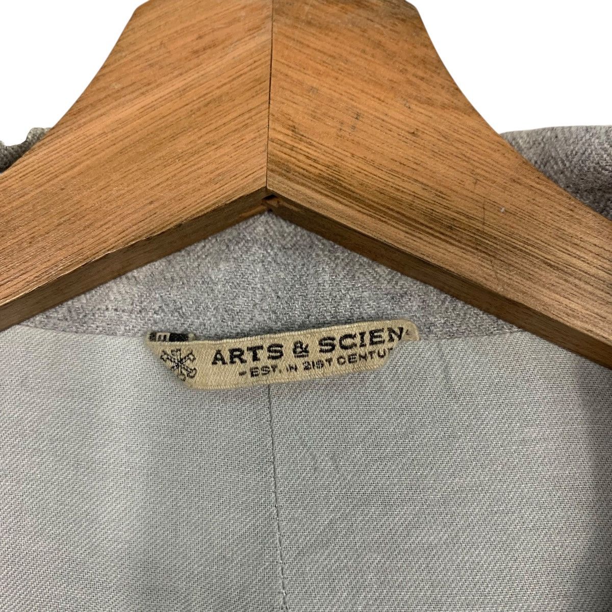 Japanese Brand Vintage ARTS & SCIENCE Belted Long Coat #2919-C132 Size US M / EU 48-50 / 2 - 16 Thumbnail