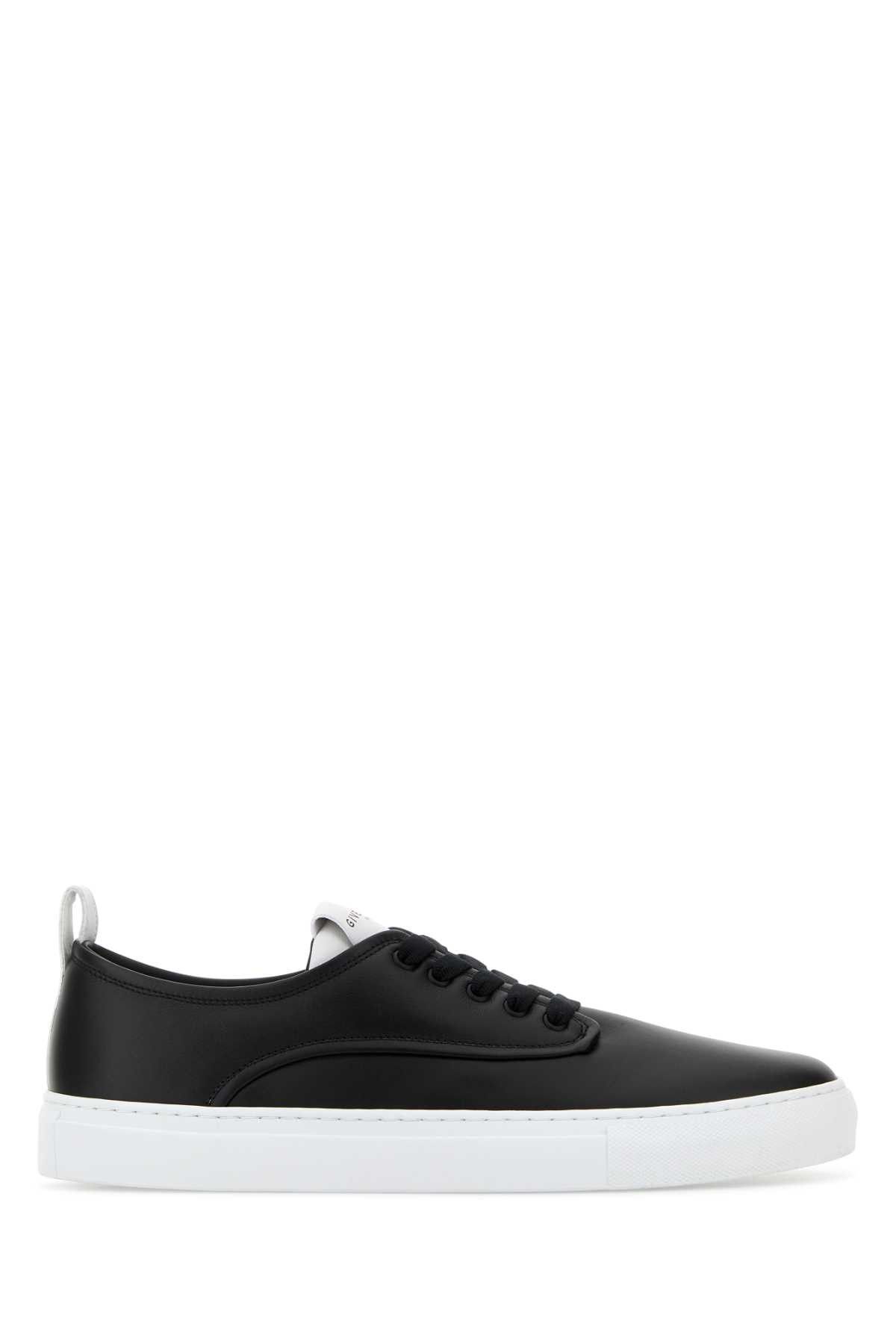 Givenchy Black Leather New City Sneakers Size US 9 / EU 42 - 1 Thumbnail