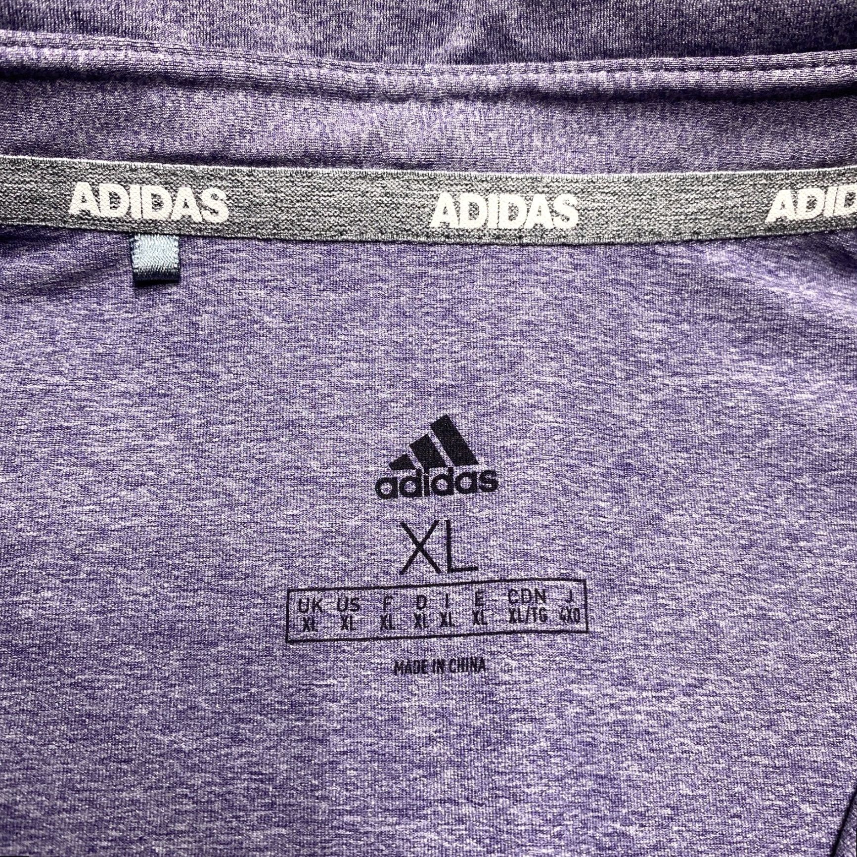 Adidas Adidas Polo Shirt Mens XL Purple Striped Short Sleeve Golf Athletic Top Size US XL / EU 56 / 4 - 4 Thumbnail