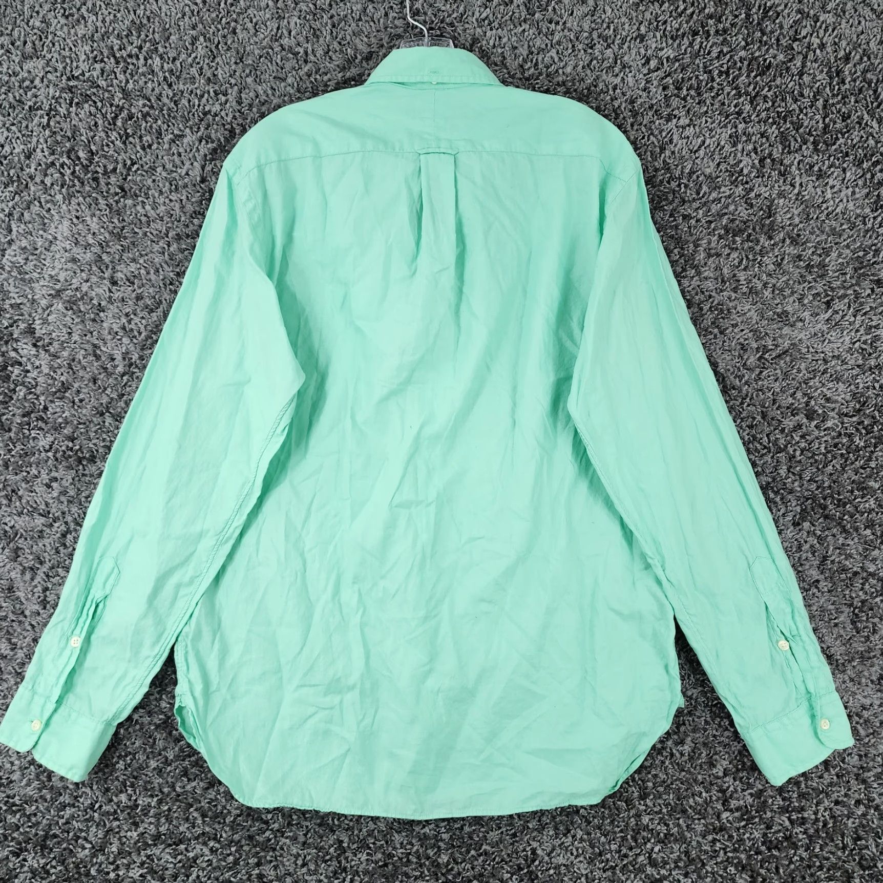 Ralph Lauren Ralph Lauren Button-Up Shirt Mens Long Sleeve Custom Fit Size L Green Size US L / EU 52-54 / 3 - 5 Thumbnail