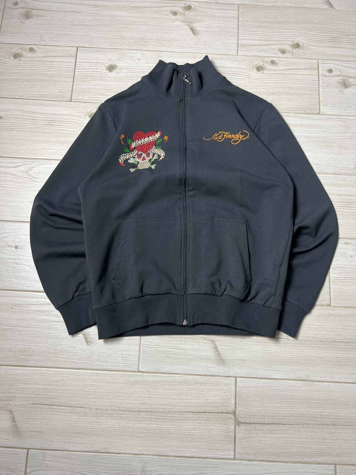 Ed Hardy Ed hardy Zip Hoodie Christian Audigier Rare Logo Best Price Size M / US 6-8 / IT 42-44 - 2 Thumbnail