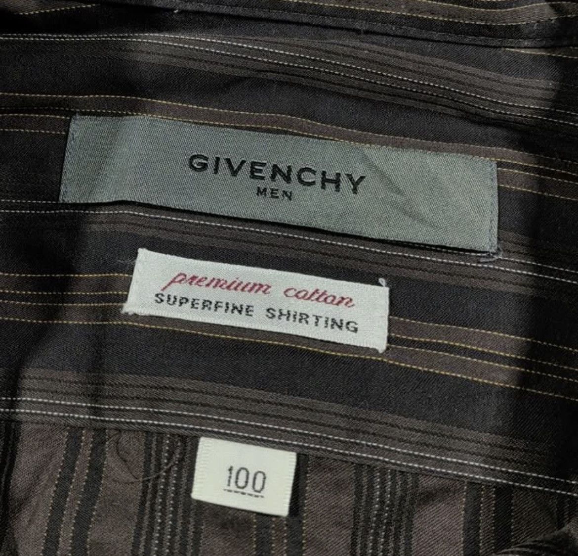 Givenchy Givenchy Men Striped Long Shirt Size US L / EU 52-54 / 3 - 3 Thumbnail