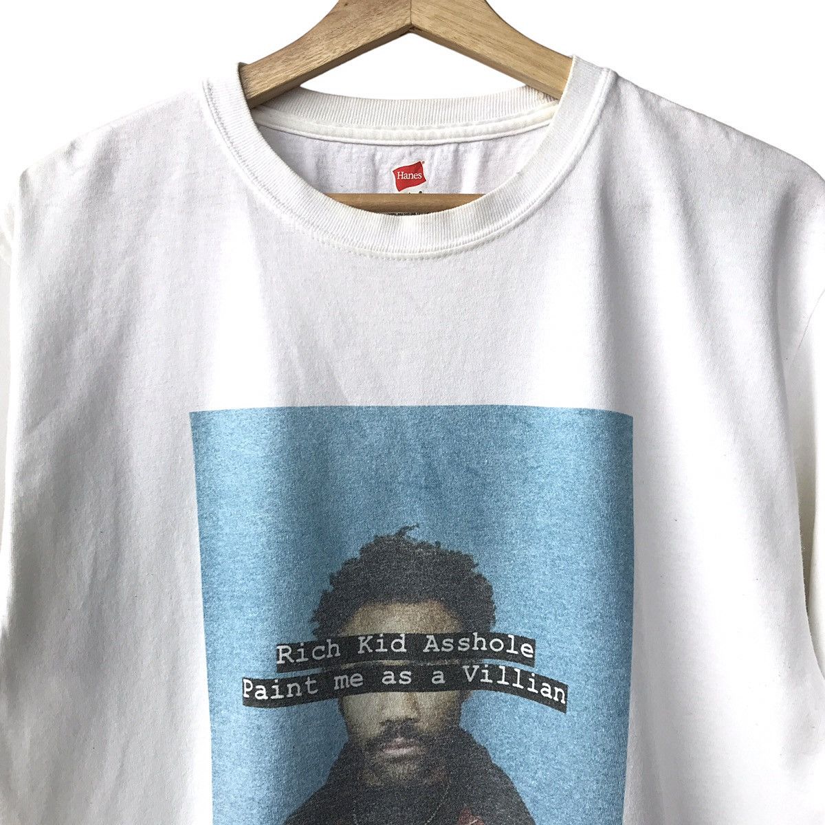 Hanes Childish Gambino Donald Glover 2010 Sweatpants Photo Tee Size US M / EU 48-50 / 2 - 3 Thumbnail