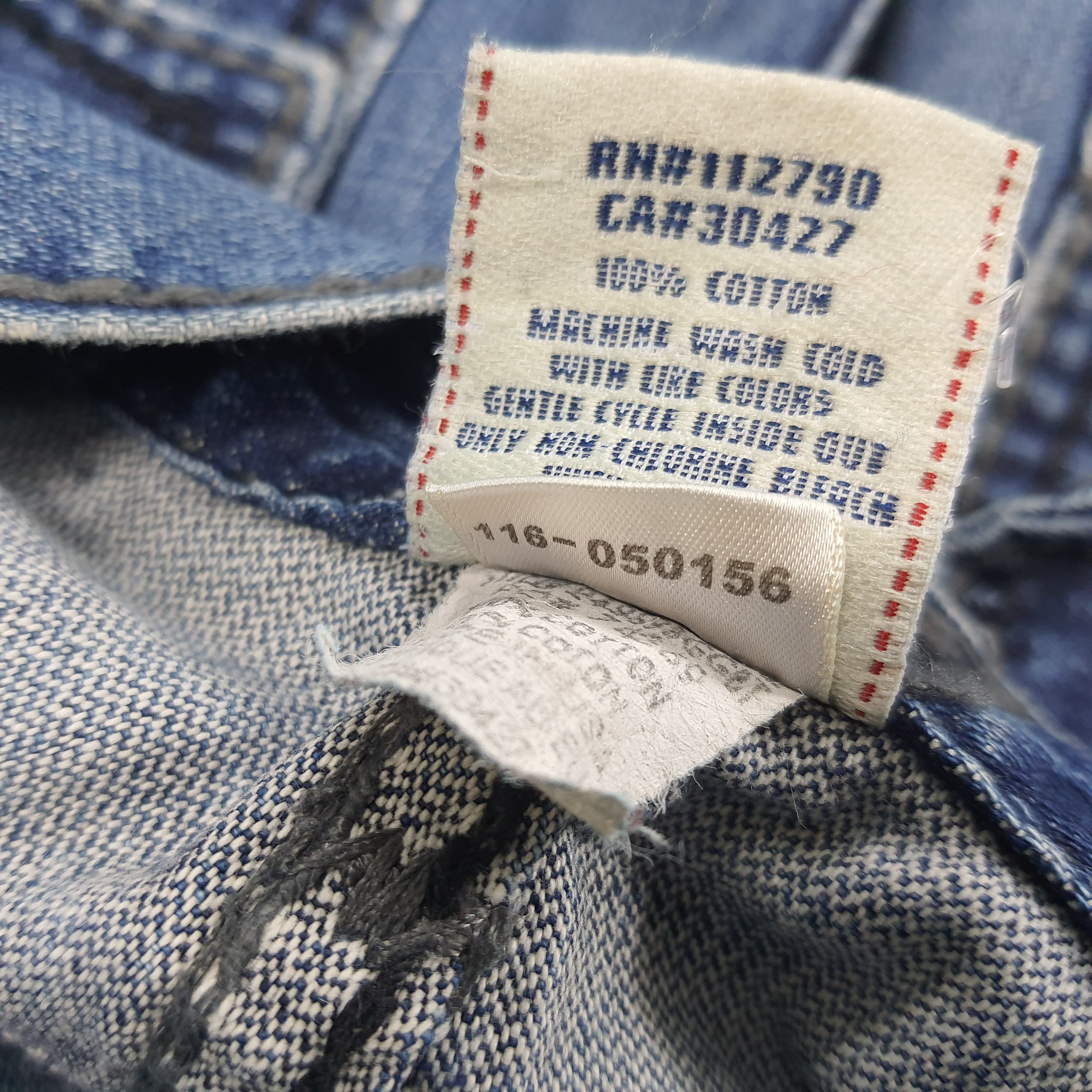 True Religion Vintage True Religion America Distressed Denim Pants Size US 35 - 10 Thumbnail