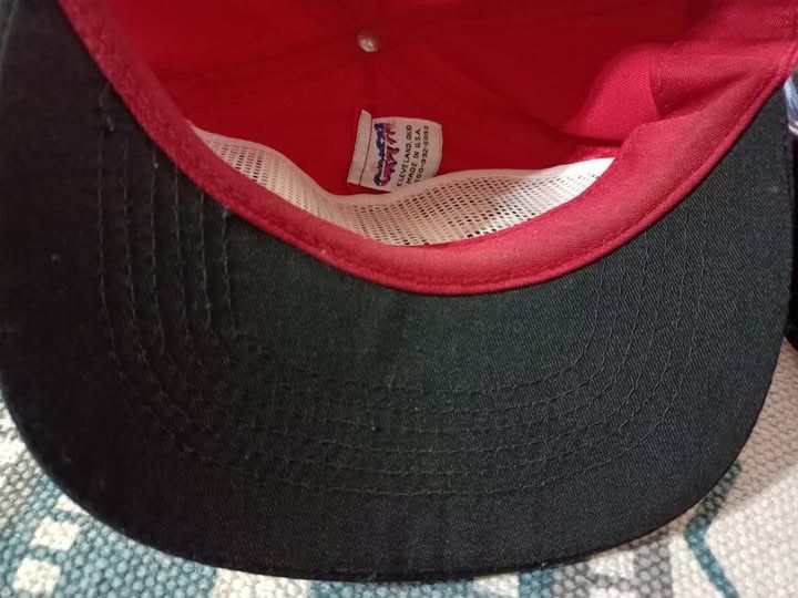 Vintage Vintage emi snap back hat made in usa Size ONE SIZE - 6 Thumbnail