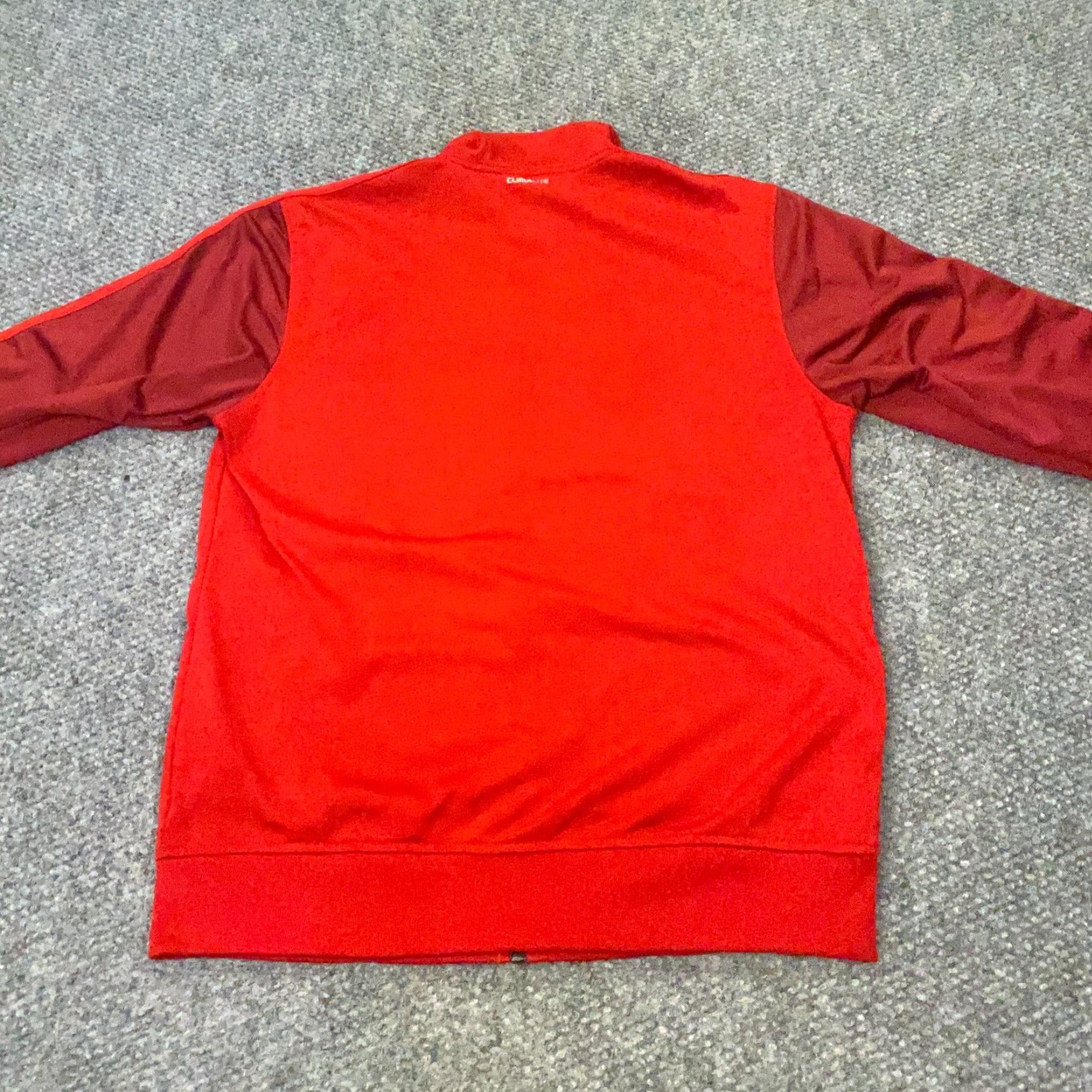 Adidas Adidas Track Jacket Climalite Mens Medium Red Full Zip Size US M / EU 48-50 / 2 - 6 Thumbnail