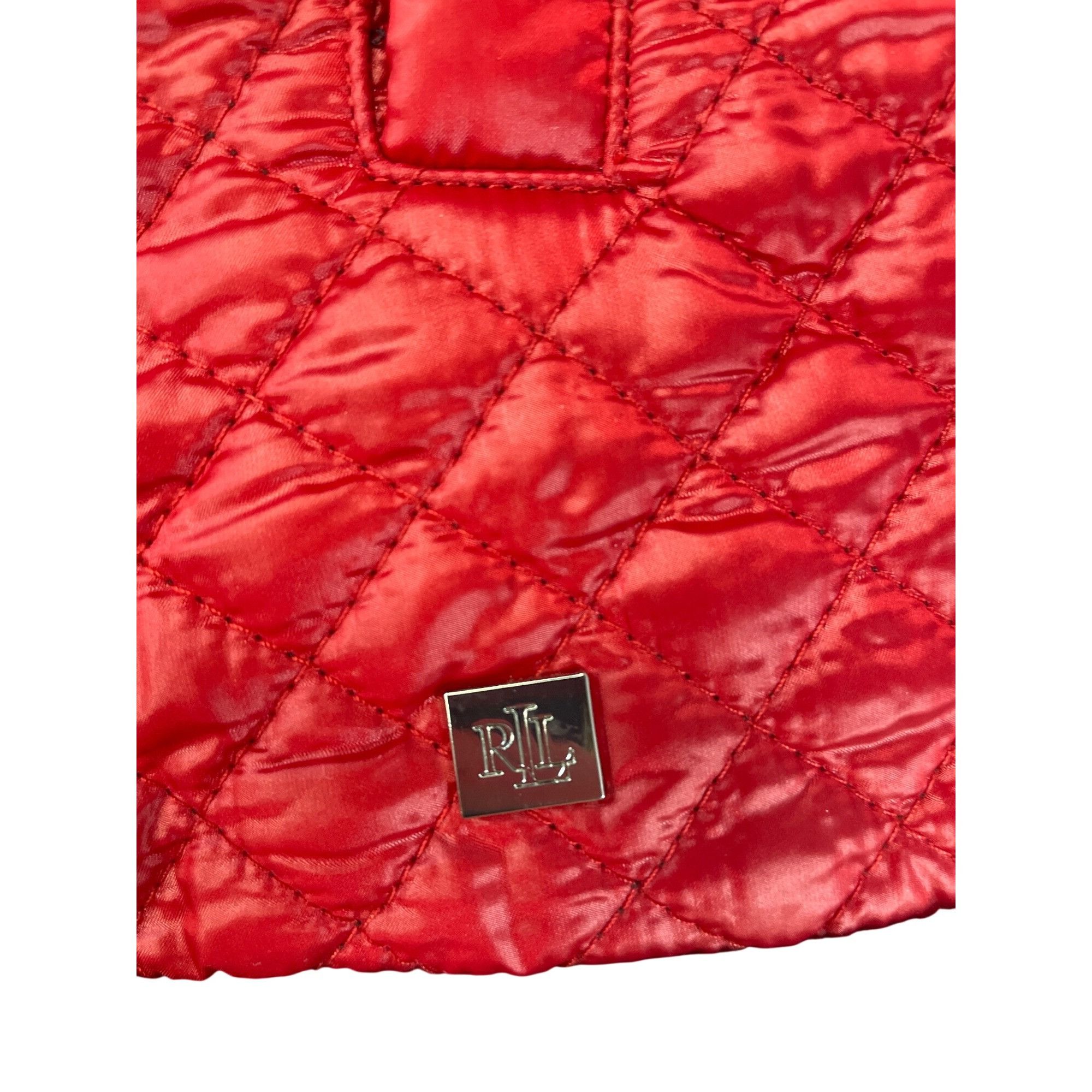 Lauren Ralph Lauren Lauren Ralph Lauren Womens Black Red Diamond Quilted Zip Fle Size 3XL / US 20-22 - 6 Thumbnail