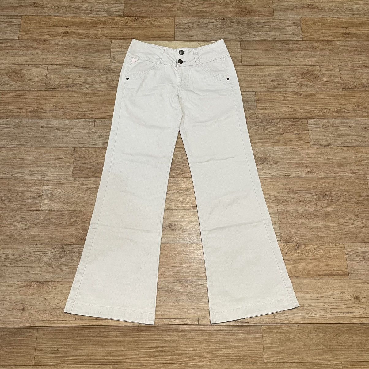 Japanese Brand Brappers Flared Pants if six was nine Y2K Size 28" / US 6 / IT 42 - 1 Thumbnail