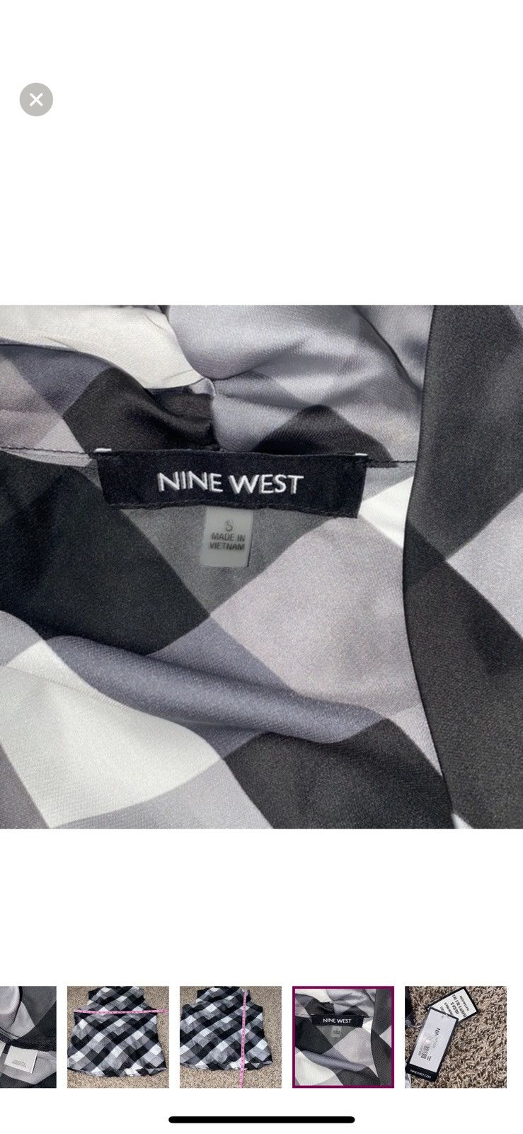 Nine West Nine West small printed sleeveless pullover top Size S / US 4 / IT 40 - 6 Thumbnail