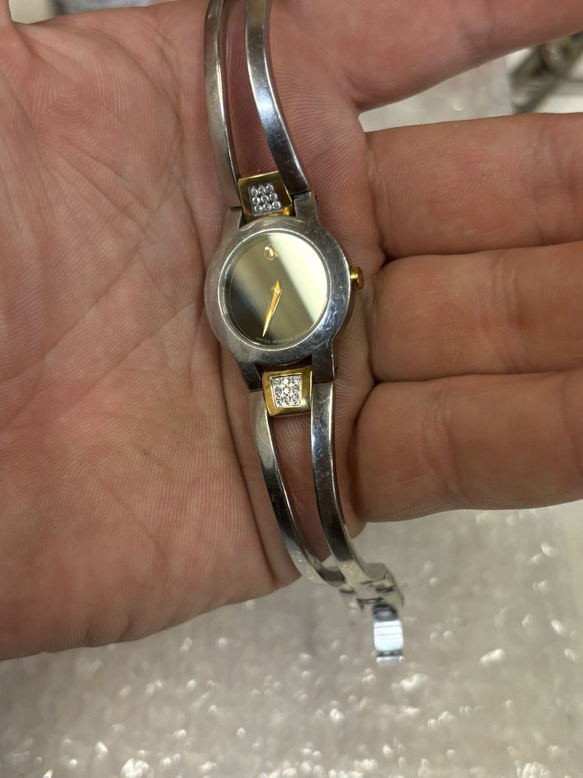 Movado Movado Amorosa 81.E41.1842 2-Tone Women’s Watch! Size ONE SIZE - 12 Thumbnail