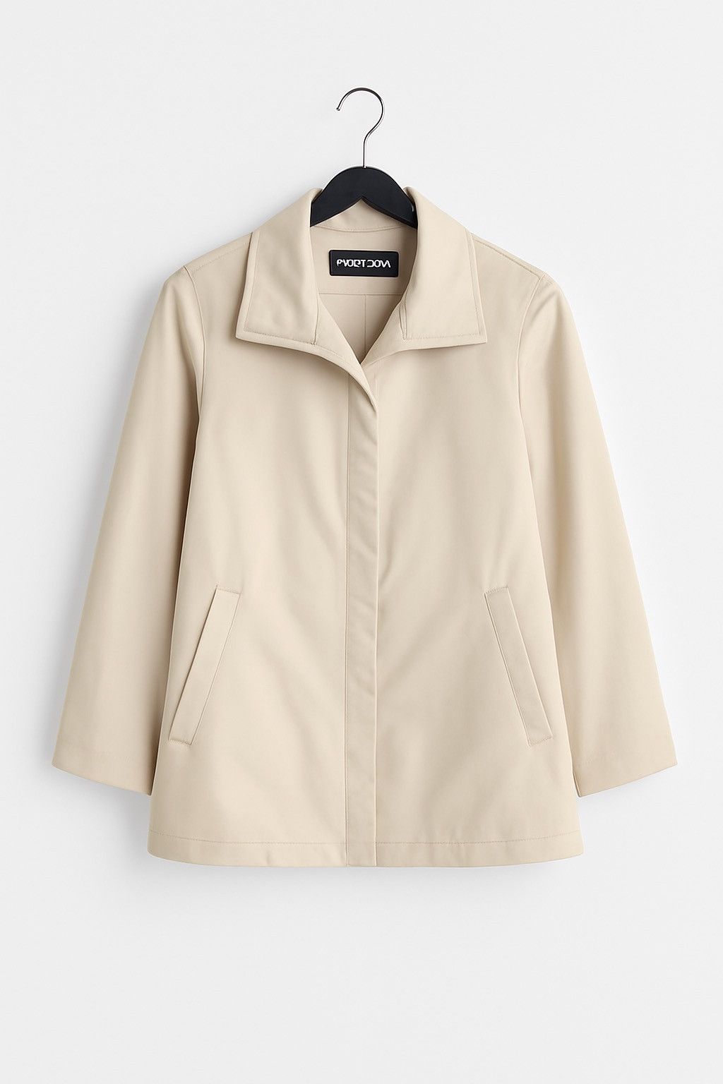 Sanyo Vintage Beige Sanyo Coat Women’s Windbreaker Jacket Japan Size L / US 10 / IT 46 - 1 Thumbnail