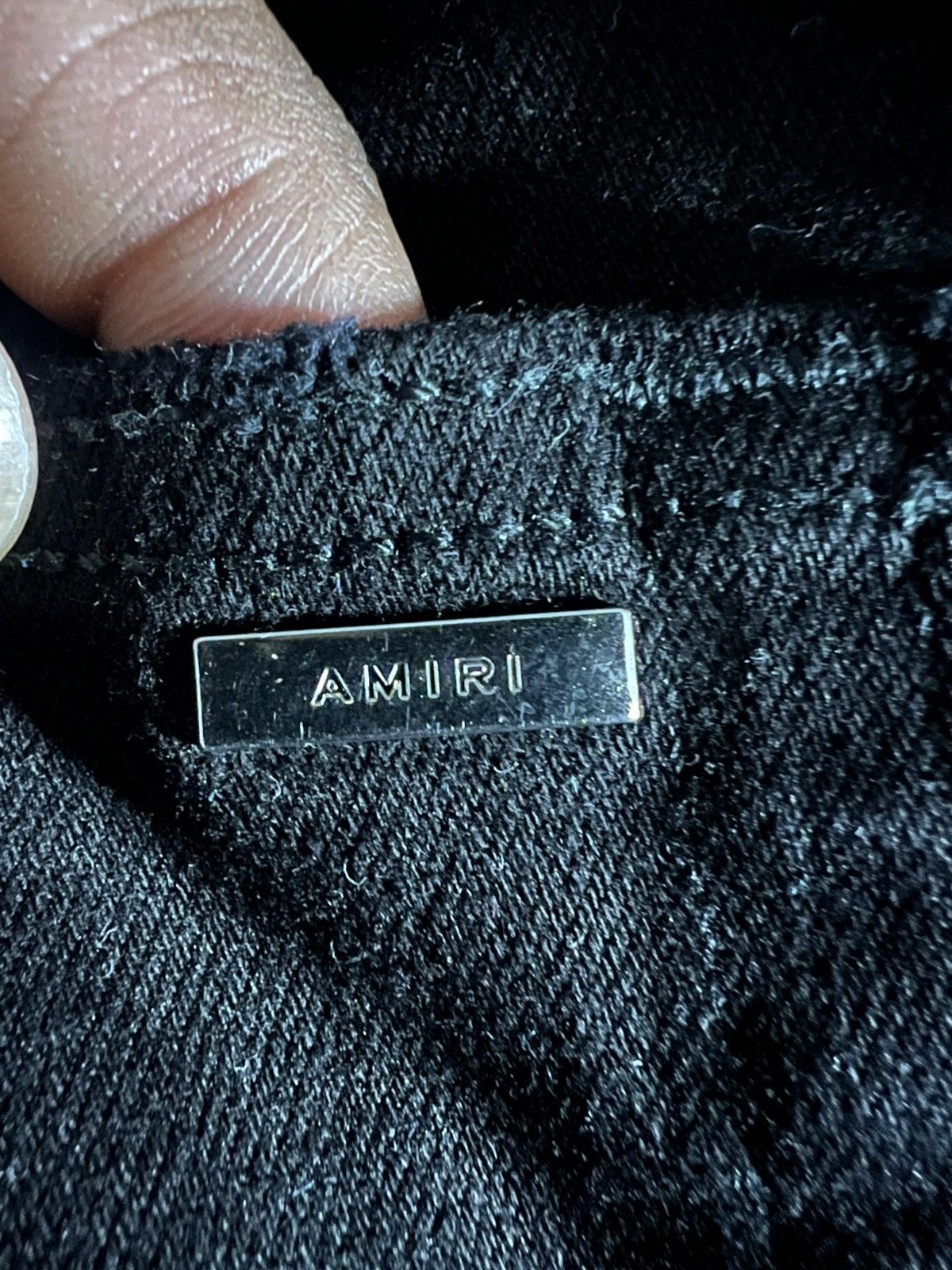 Amiri Amiri mx1 Black on Black Size US 36 / EU 52 - 3 Thumbnail