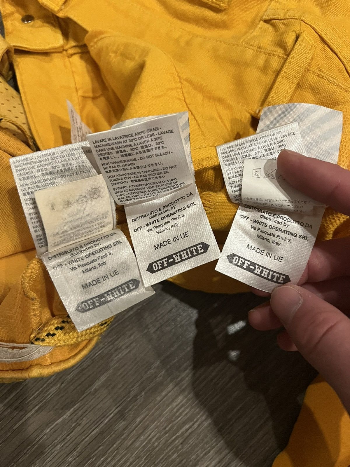 Off-White Off White SS14 First Season Yellow Outfit Size US L / EU 52-54 / 3 - 12 Thumbnail