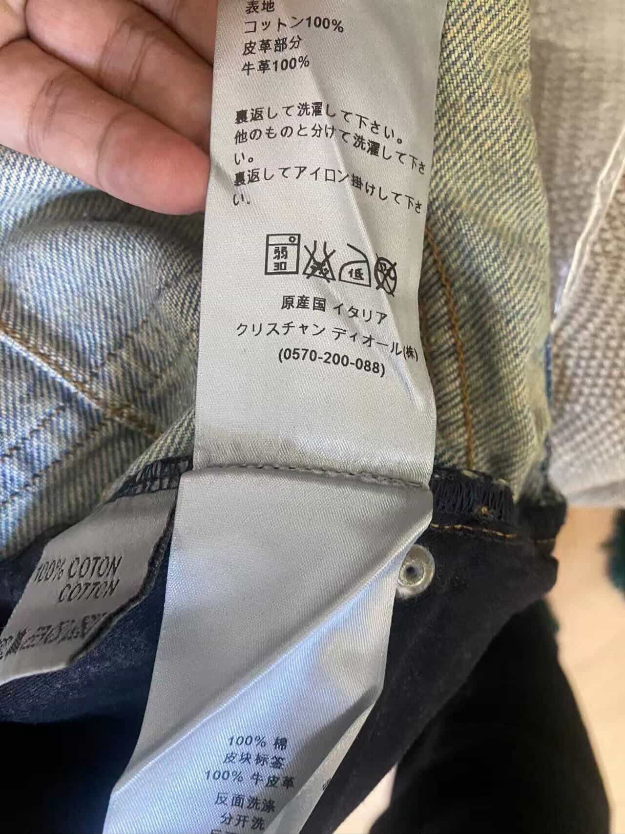 Dior Dior Homme SS15 Handwritten Script Denim Jeans Size 32 Size US 32 / EU 48 - 5 Thumbnail