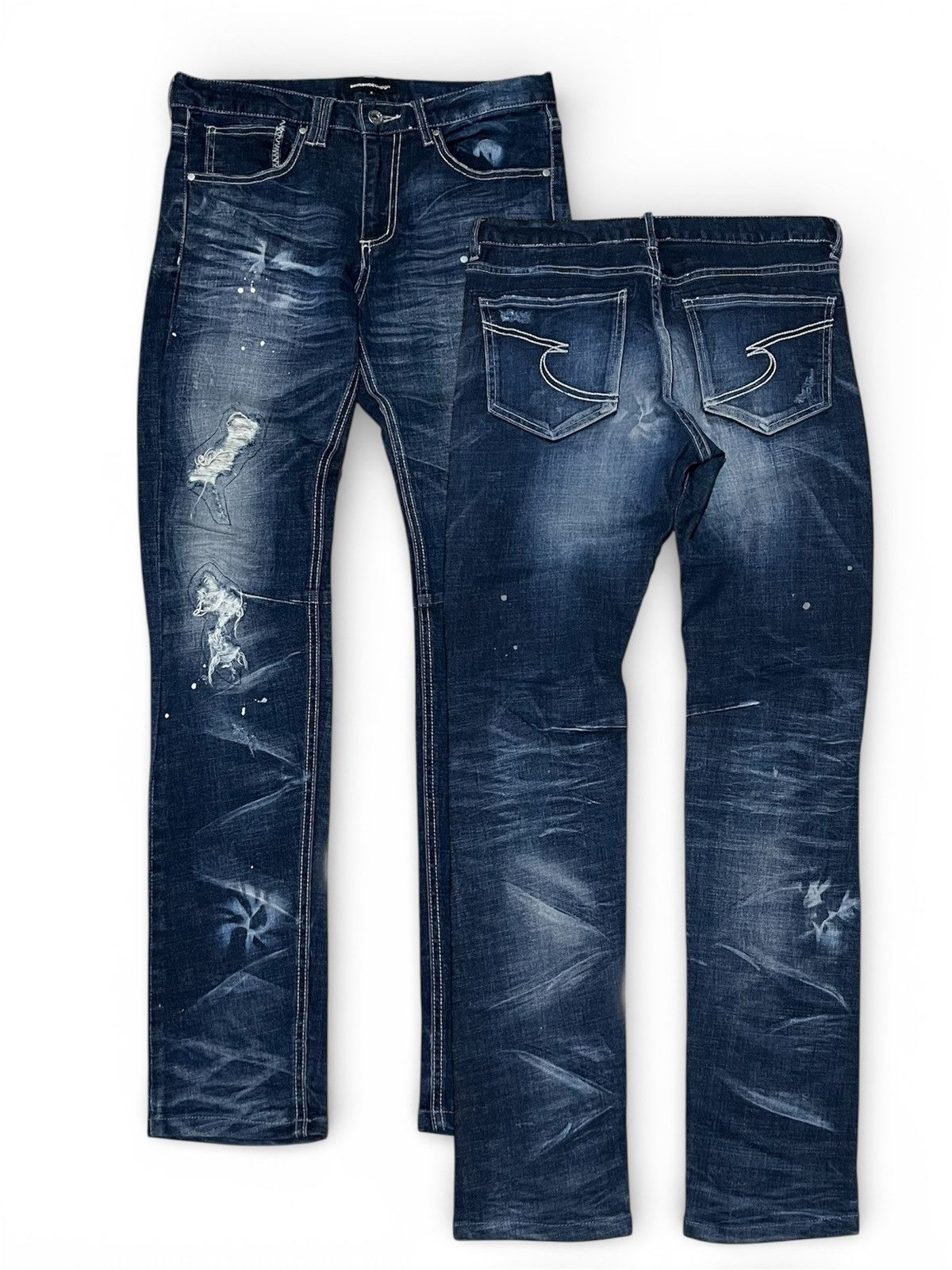 semanticdesign Semanticdesign distressed jeans Size US 29 - 2 Thumbnail
