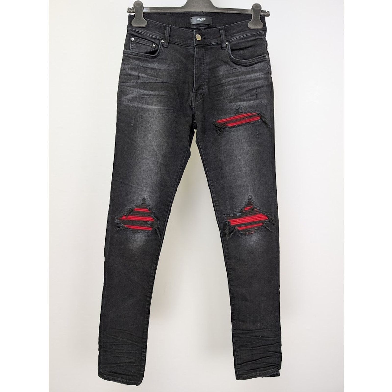 Amiri o1rshd1 Q:2 / MX1 Suede Jean in Vintage Black Size US 30 / EU 46 - 2 Thumbnail