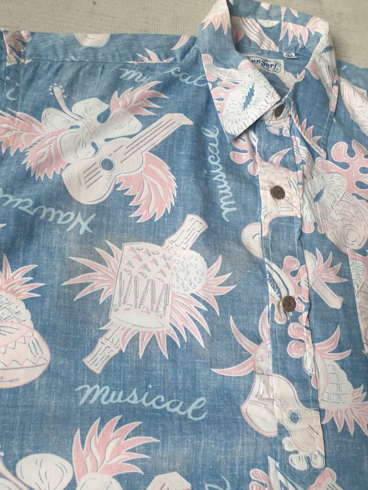 Sugar Cane Sun Surf Japanese brand toyo enterprise Hawaiian shirt Size US M / EU 48-50 / 2 - 7 Thumbnail