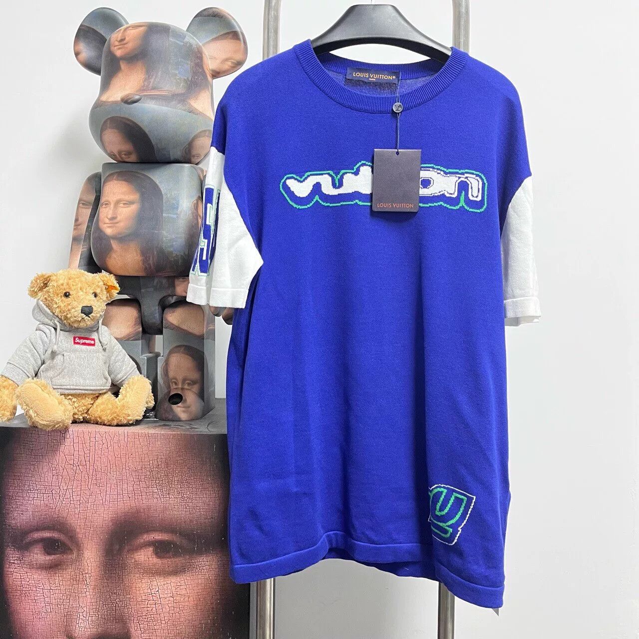 Louis Vuitton Louis Vuitton Graphic Knit T-Shirt Size M Size US M / EU 48-50 / 2 - 1 Thumbnail