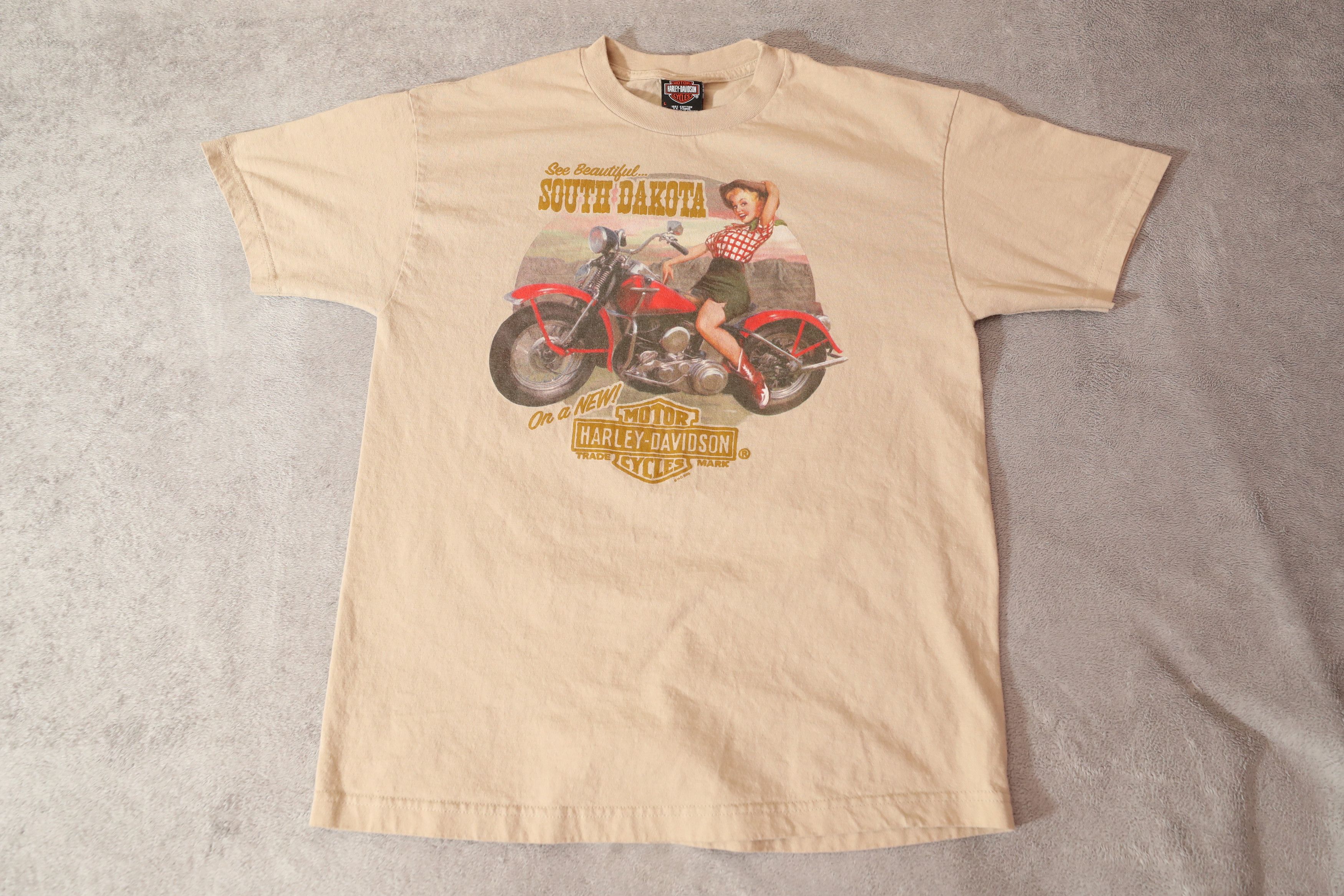 Harley Davidson Harley Davidson See Beautiful South Dakota 2005 Tee (L) Size US L / EU 52-54 / 3 - 3 Thumbnail