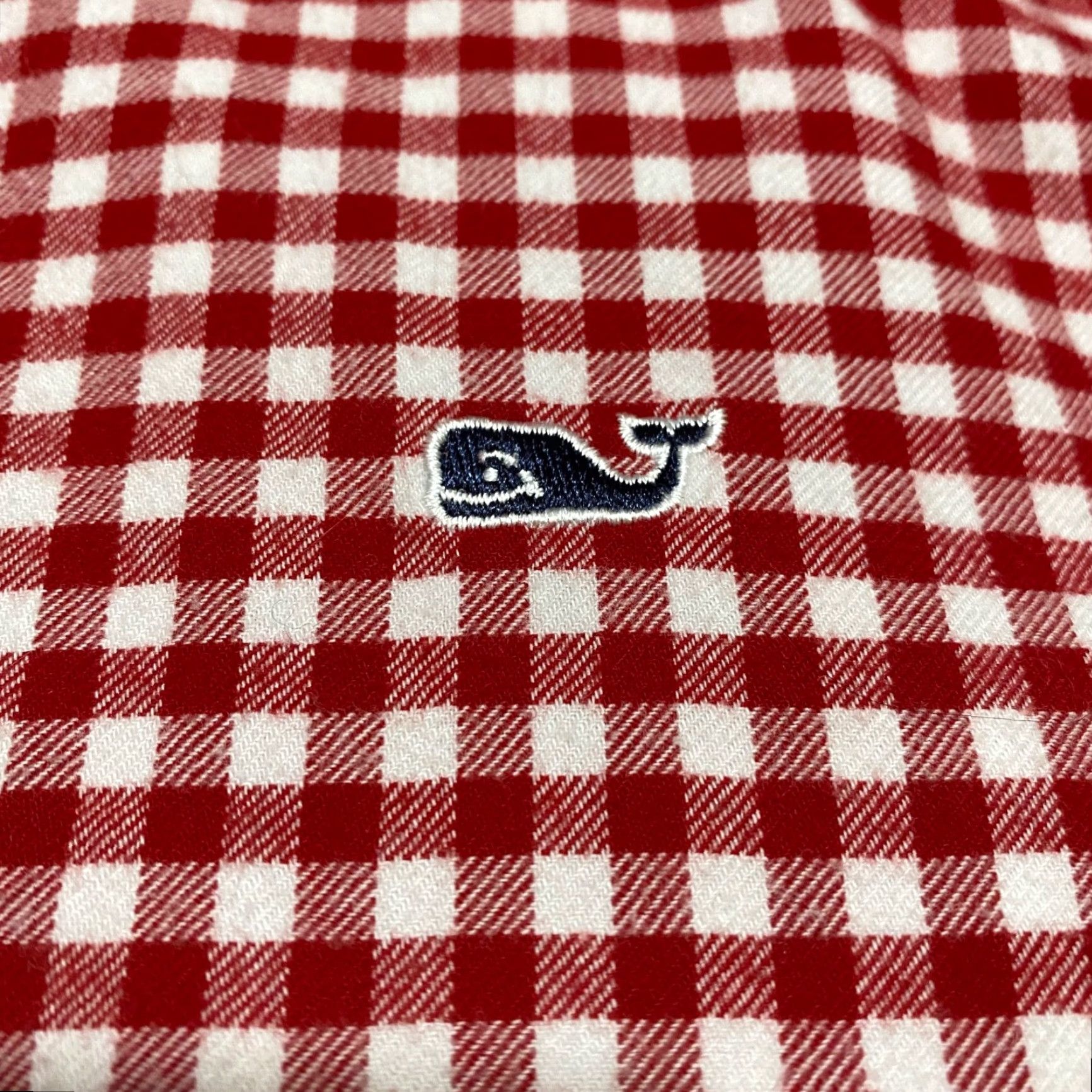 Vineyard Vines Vineyard Vines Mens Small Shirt Red Plaid Long Sleeve Button-Down Knit Slim Fit Size US S / EU 44-46 / 1 - 5 Thumbnail