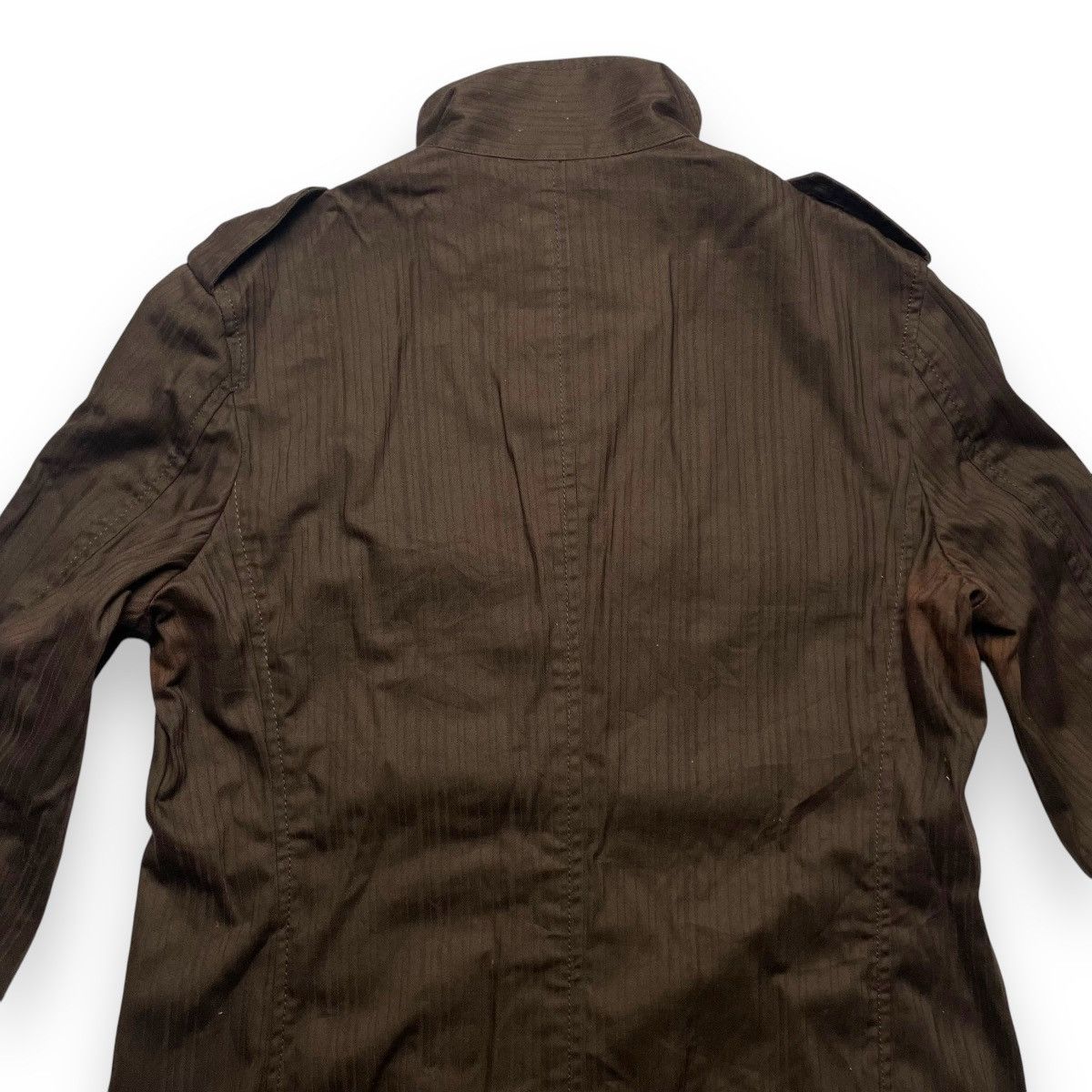Yohji Yamamoto INED HOMME YOHJI YAMAMOTO STRIPES BUTTON UP FIELD JACKET Size US M / EU 48-50 / 2 - 8 Thumbnail