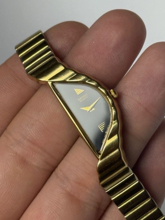 Seiko Vintage Seiko Rivoli Half Moon Women’s Gold Tone Watch | Grailed