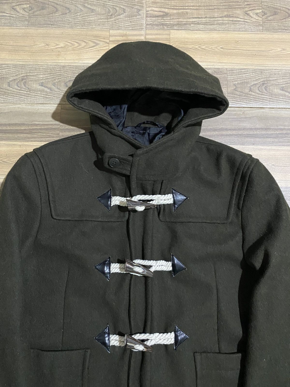 Tete Homme KAZUTAKA KATOH TETE DUE HOMME DUFFLE WOOL JACKET Size US M / EU 48-50 / 2 - 2 Thumbnail