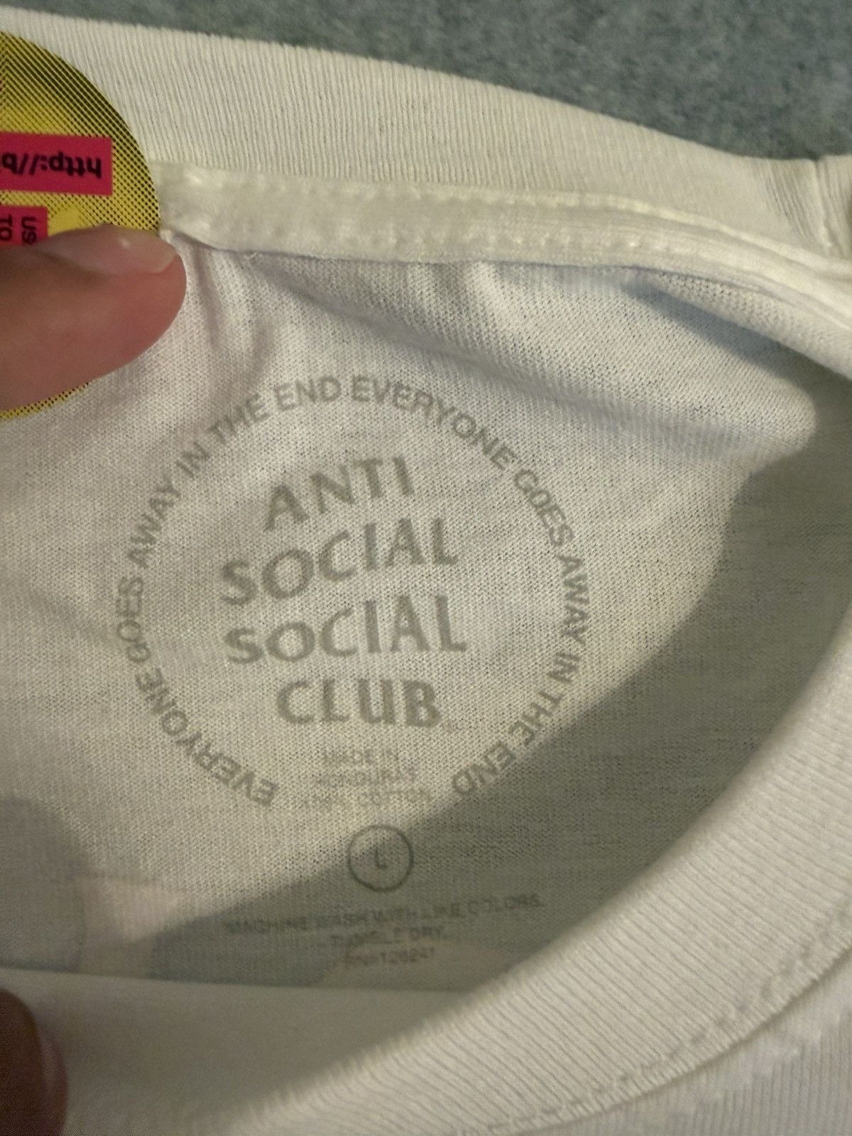 Anti Social Social Club Anti Social Social Club Cancelled Again T-Shirt Size US L / EU 52-54 / 3 - 4 Thumbnail