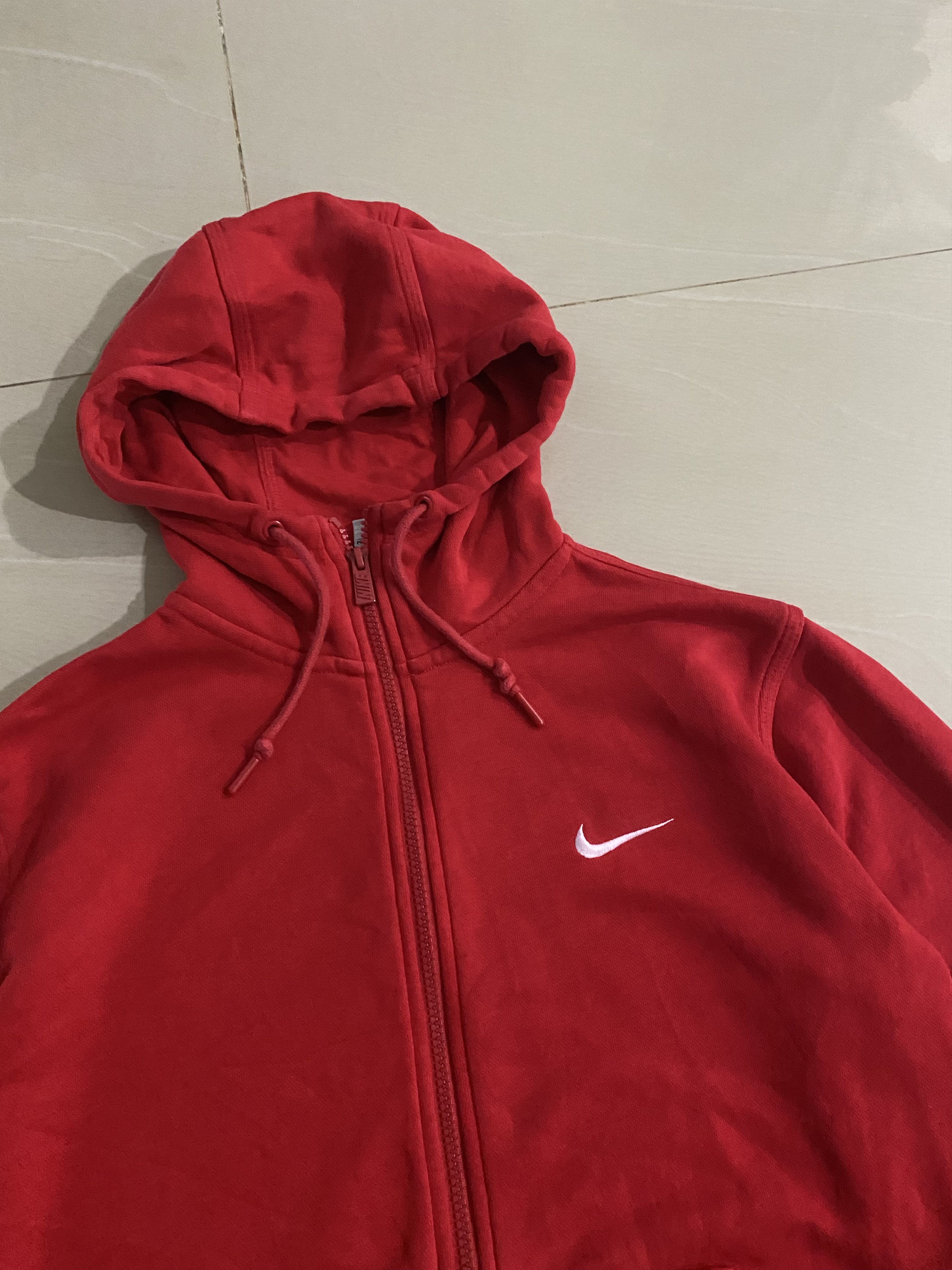 Nike Ziper Hoodie Red