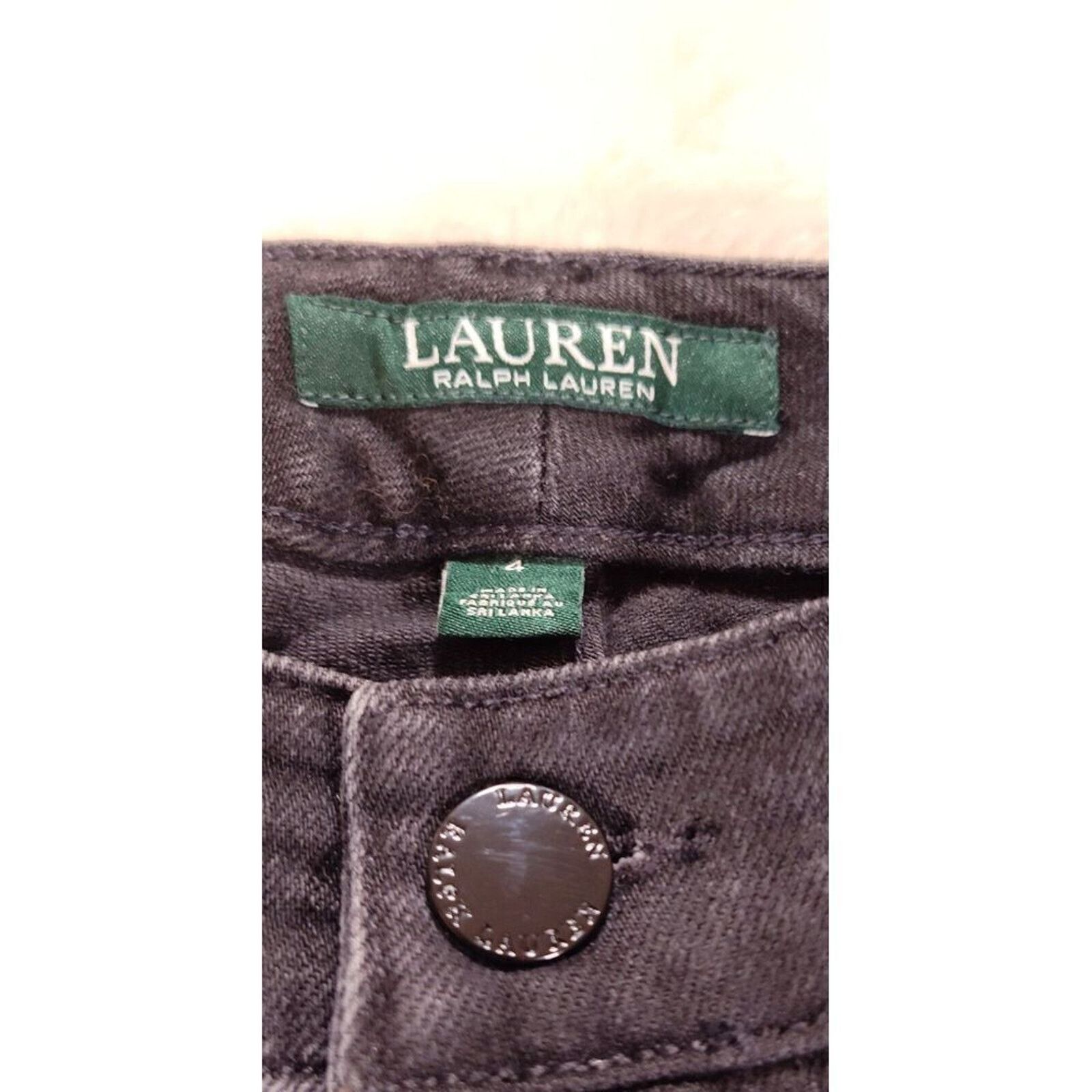 Ralph Lauren Lauren Ralph Lauren Regal Womens Black Jeans Size 4 Slim Size 27" / US 4 / IT 40 - 10 Thumbnail