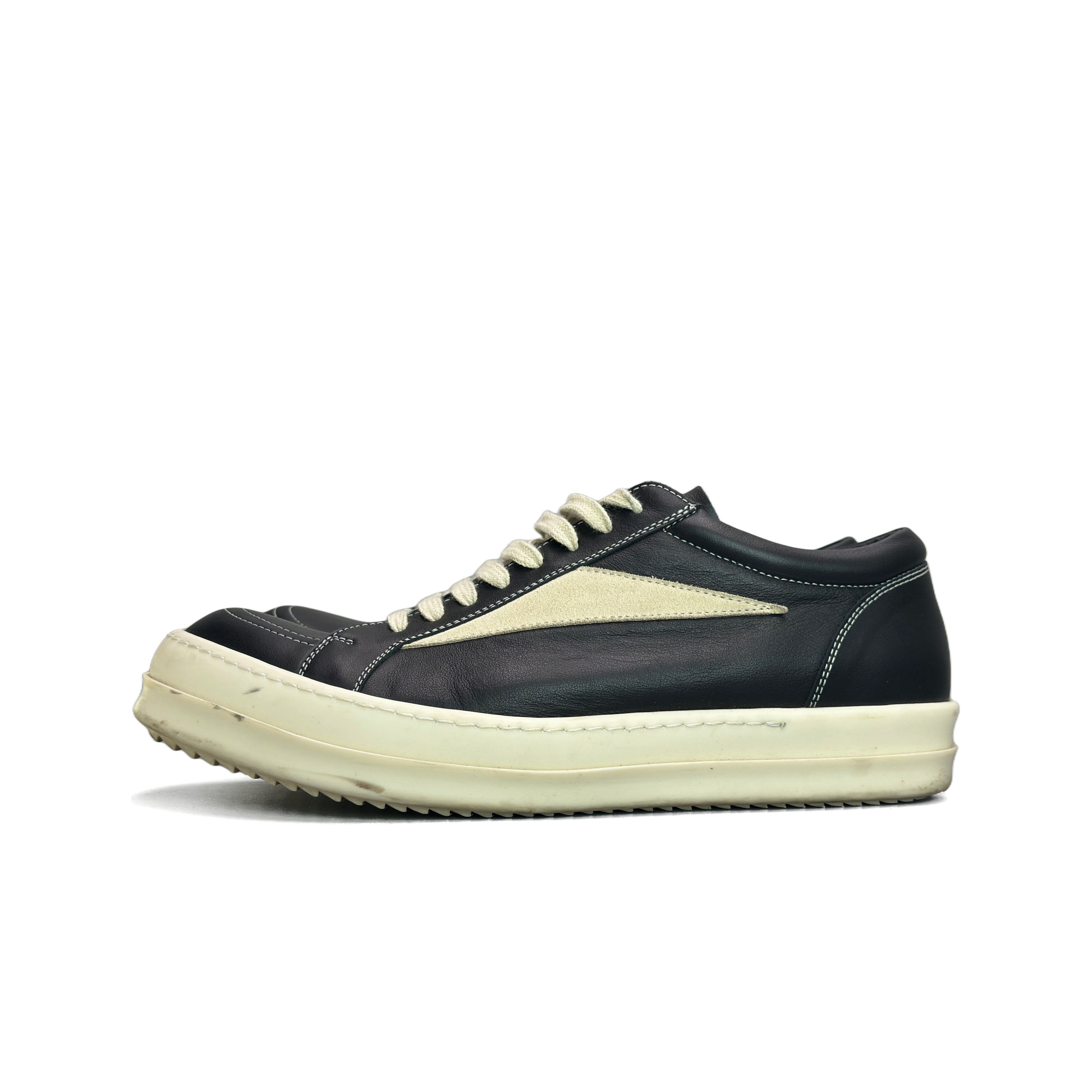 Rick Owens Rick Owens Leather Low-Top Sneakers Size 10 Size US 10 / EU 43 - 1 Thumbnail
