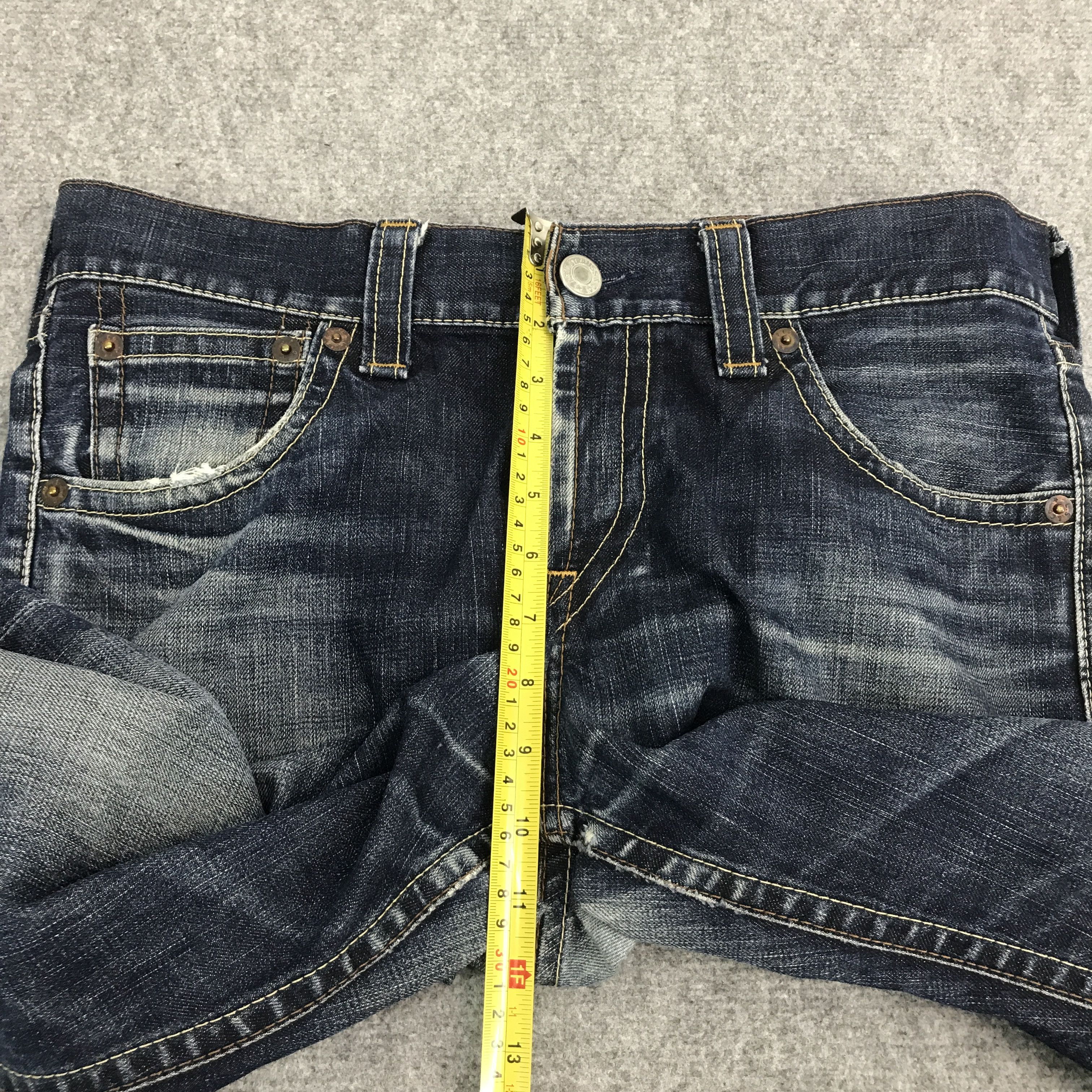 Levi's levi's blue faded denim jeans pants Size US 33 - 10 Thumbnail