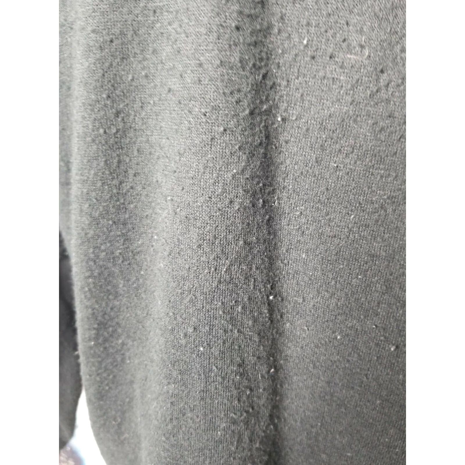 Vintage VINTAGE Stepping Up Sweater 2X 18W Black Glitter Poinsetta Christmas Holiday Ugly Sweater Winter Pullover Crew Neck Long Sleeve Womens Size XXL / US 16-18 / IT 52-54 - 5 Thumbnail