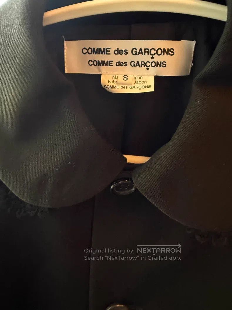 Comme des Garcons Comme Des Garcons Pure Wool Black Jacket Size S / US 4 / IT 40 - 3 Thumbnail