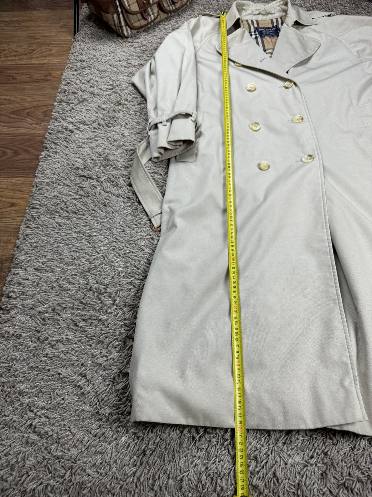 Burberry × Vintage Vintage trench coat Burberry original luxury streetwear item Size L / US 10 / IT 46 - 6 Thumbnail