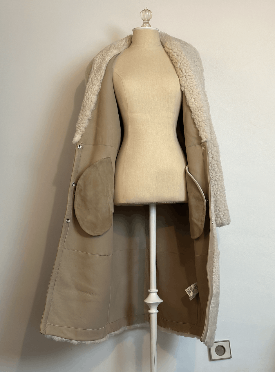 Iro Kamala Shearling Coat Size M / US 6-8 / IT 42-44 - 3 Thumbnail