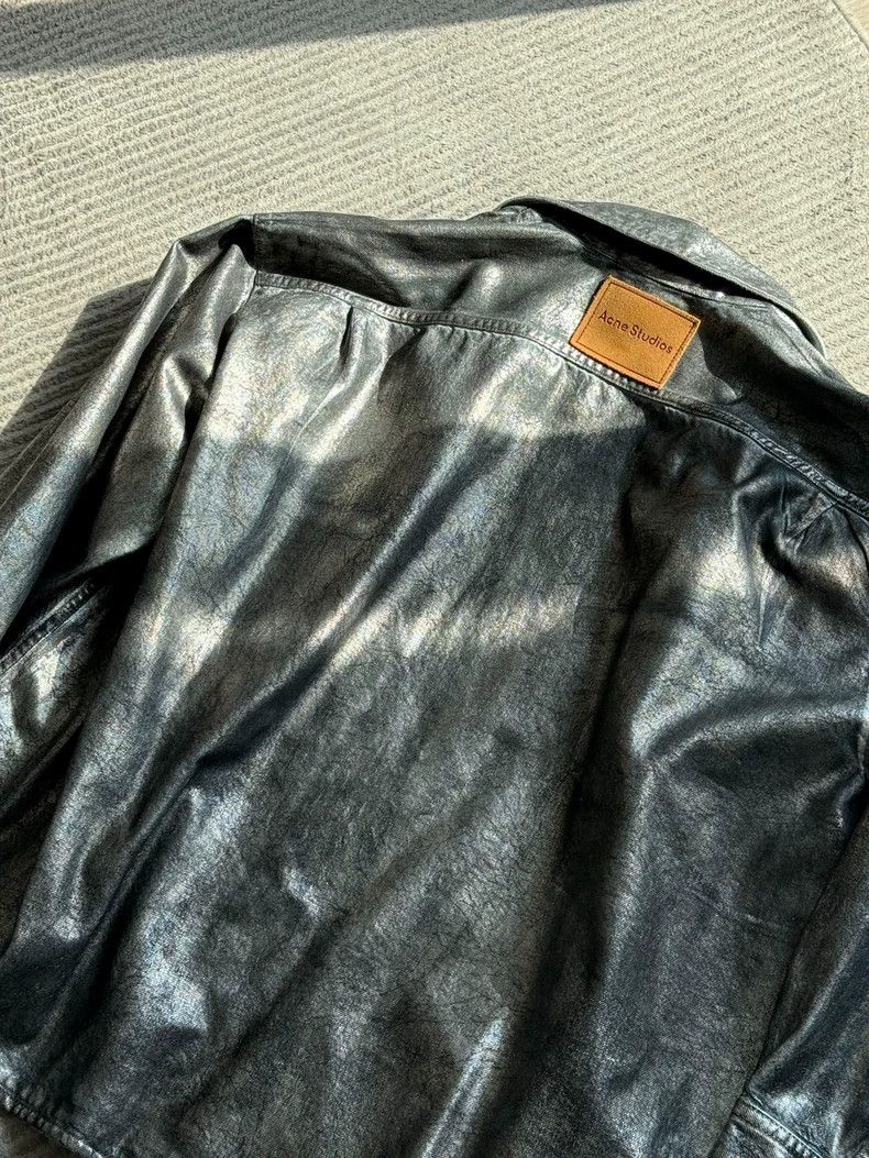 Acne Studios acne studios Silver coated denim jacket 2504-Nextarrow Size US S / EU 44-46 / 1 - 2 Thumbnail