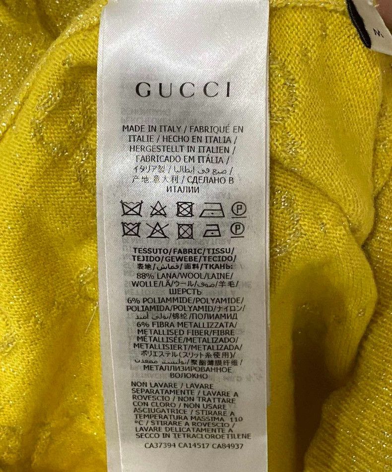 Gucci Gucci Gold thread full print old flower short sleeves Size US M / EU 48-50 / 2 - 5 Thumbnail