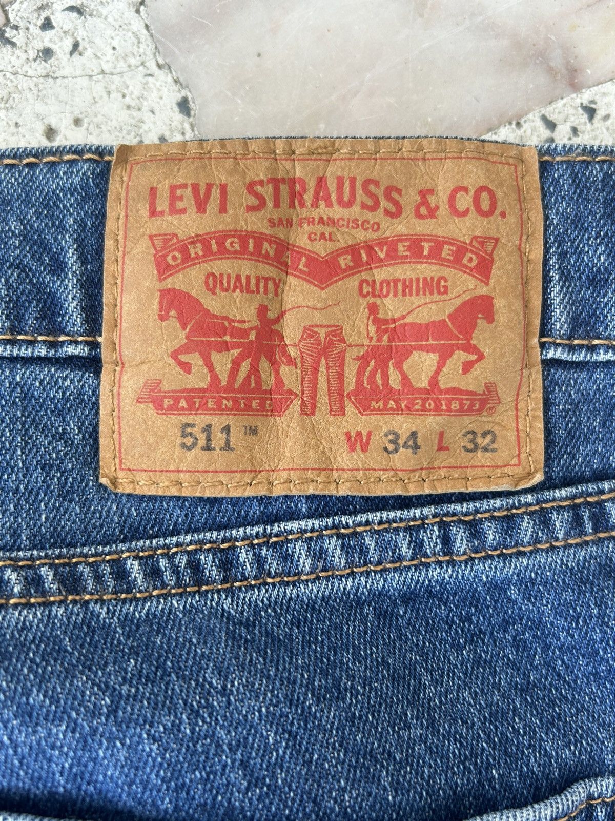 Levi's Levis 511 Denim Blue Vintage Size US 34 / EU 50 - 13 Thumbnail