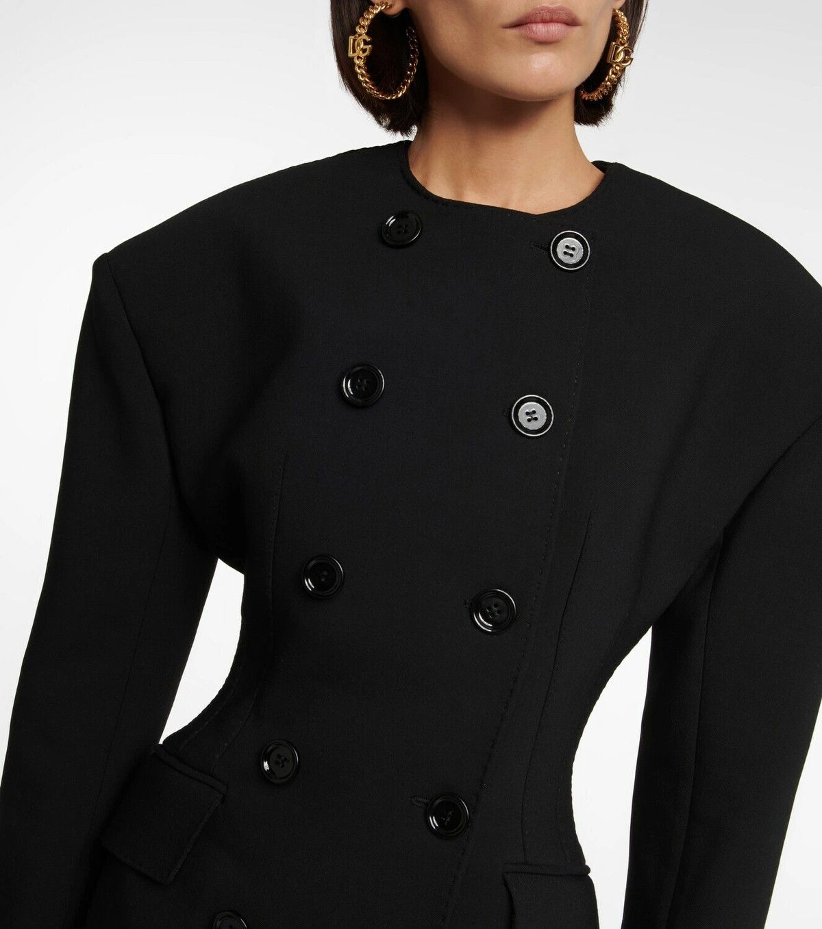 Dolce & Gabbana o1y0825 Blazer in Black Size L / US 10 / IT 46 - 2 Thumbnail